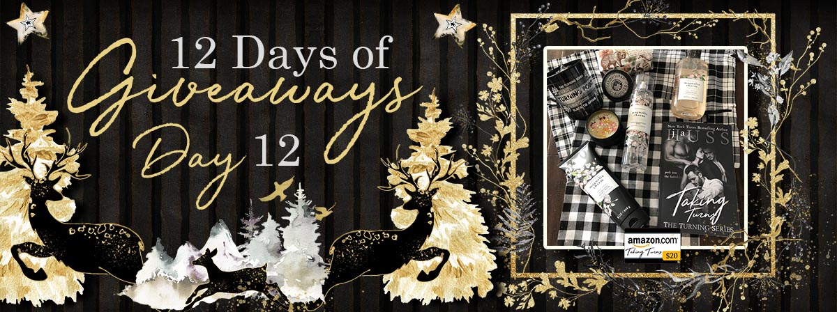 12 DAYS OF GIVEAWAYS - DAY 12 - TAKING TURNS